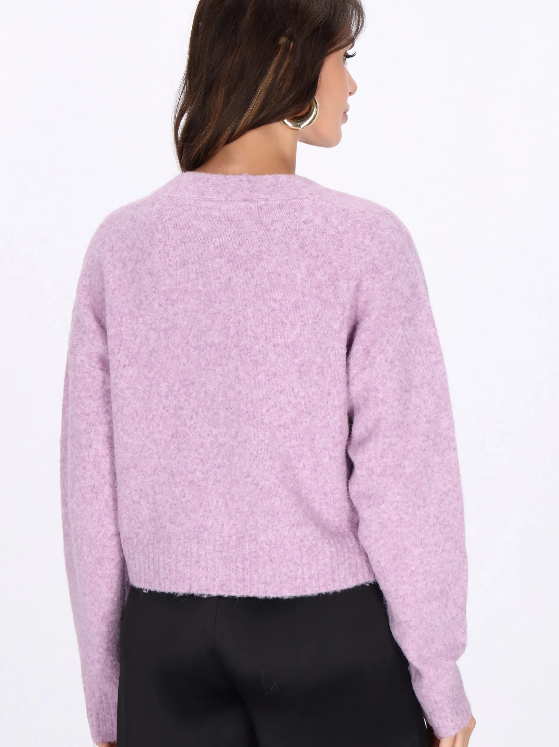 Faina Damen Strickjacke in lila