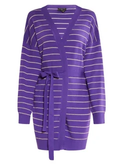 Faina Damen Strickjacke in lila