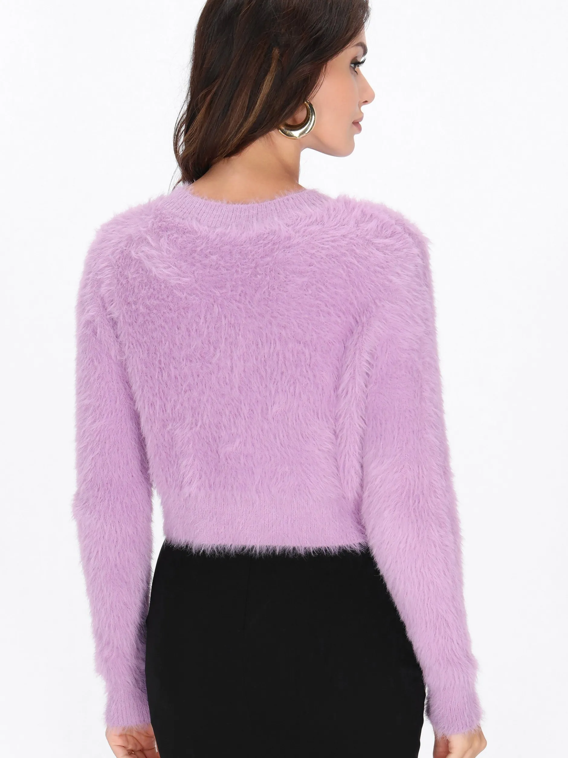 Faina Damen Strickjacke in lila