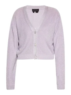 Faina Damen Strickjacke in lila