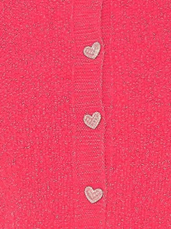 Faina Damen Strickjacke in pink - Ausschnitt: Rundhals