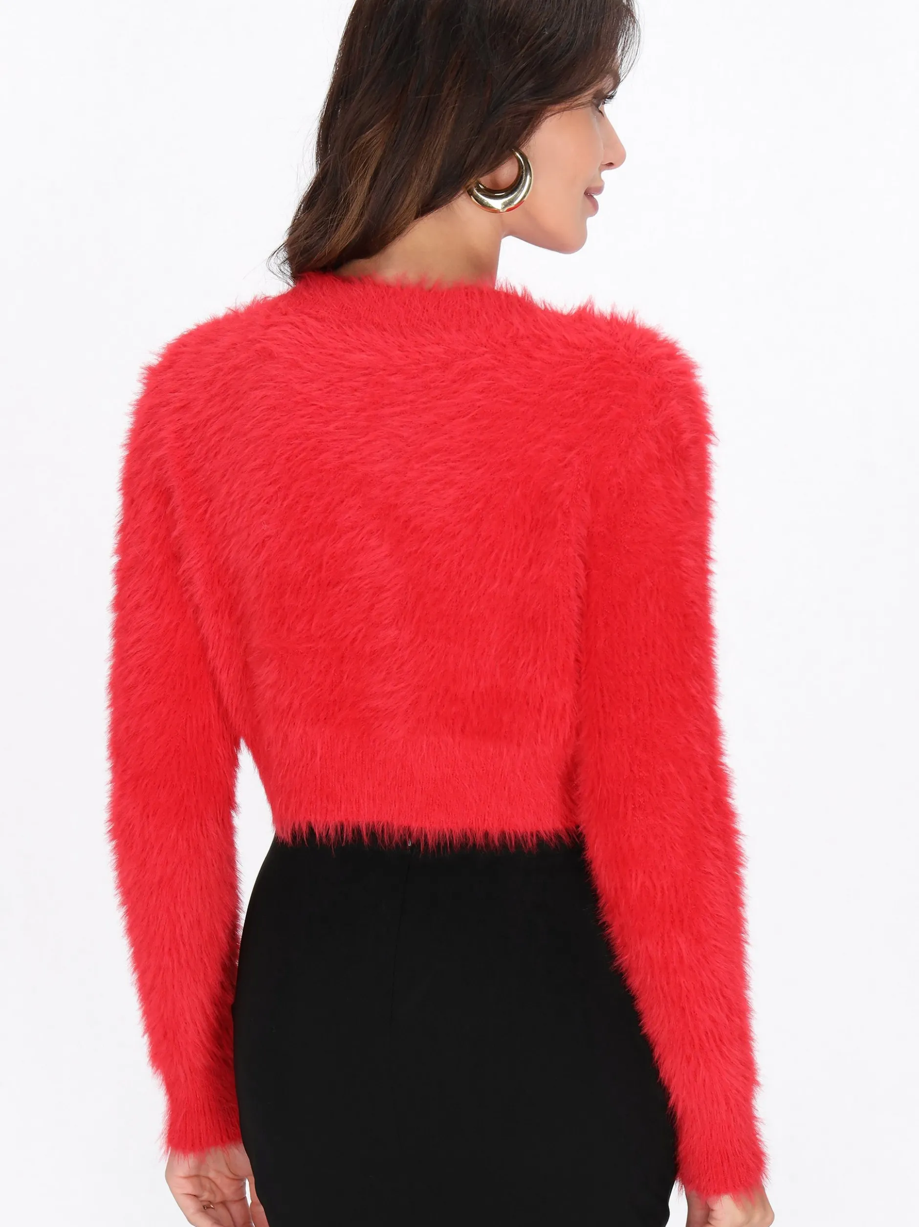 Faina Damen Strickjacke in rot