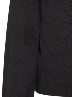 Faina Damen Strickjacke in schwarz