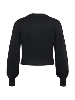 Faina Damen Strickjacke in schwarz