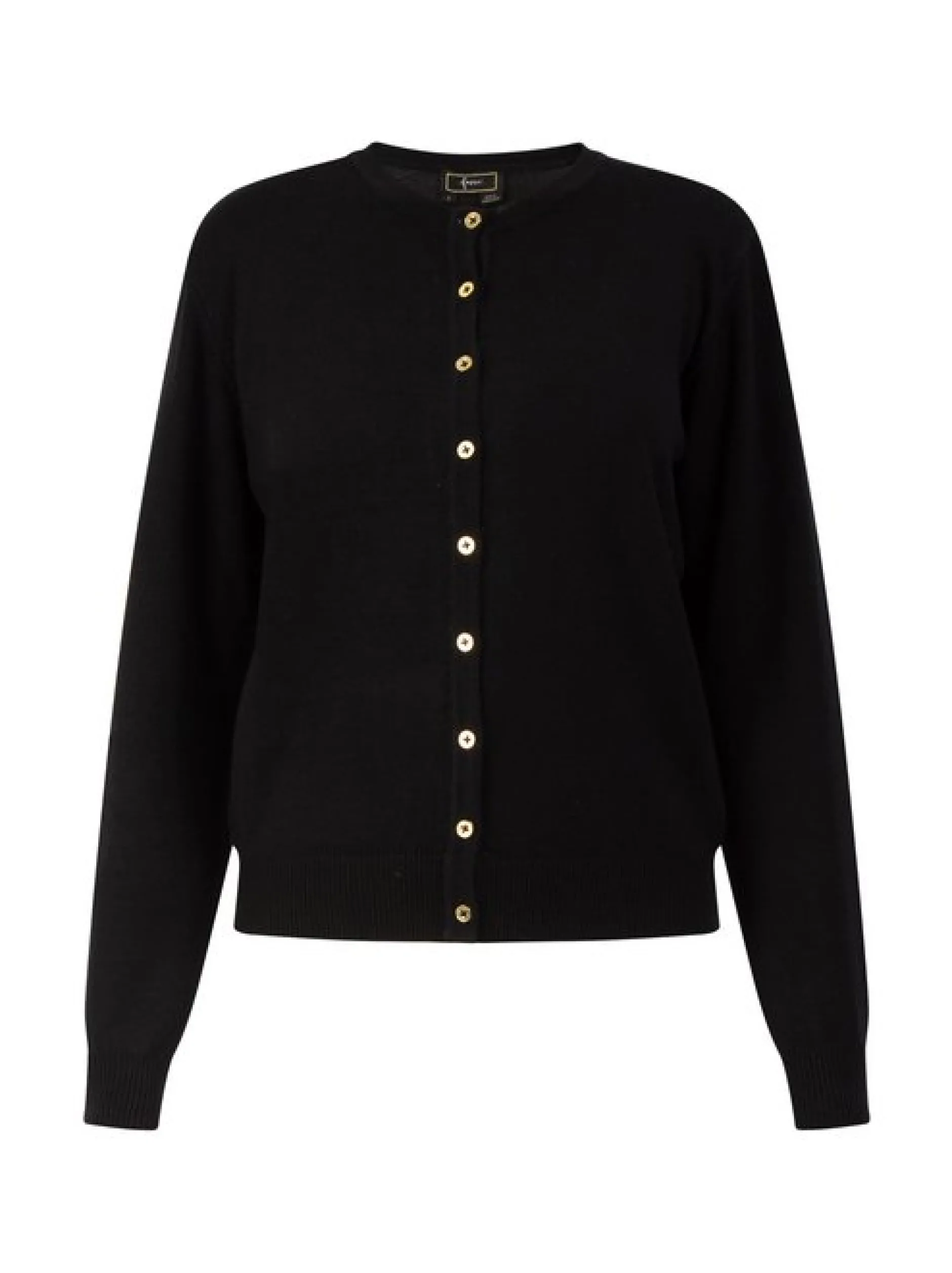 Faina Damen Strickjacke in schwarz