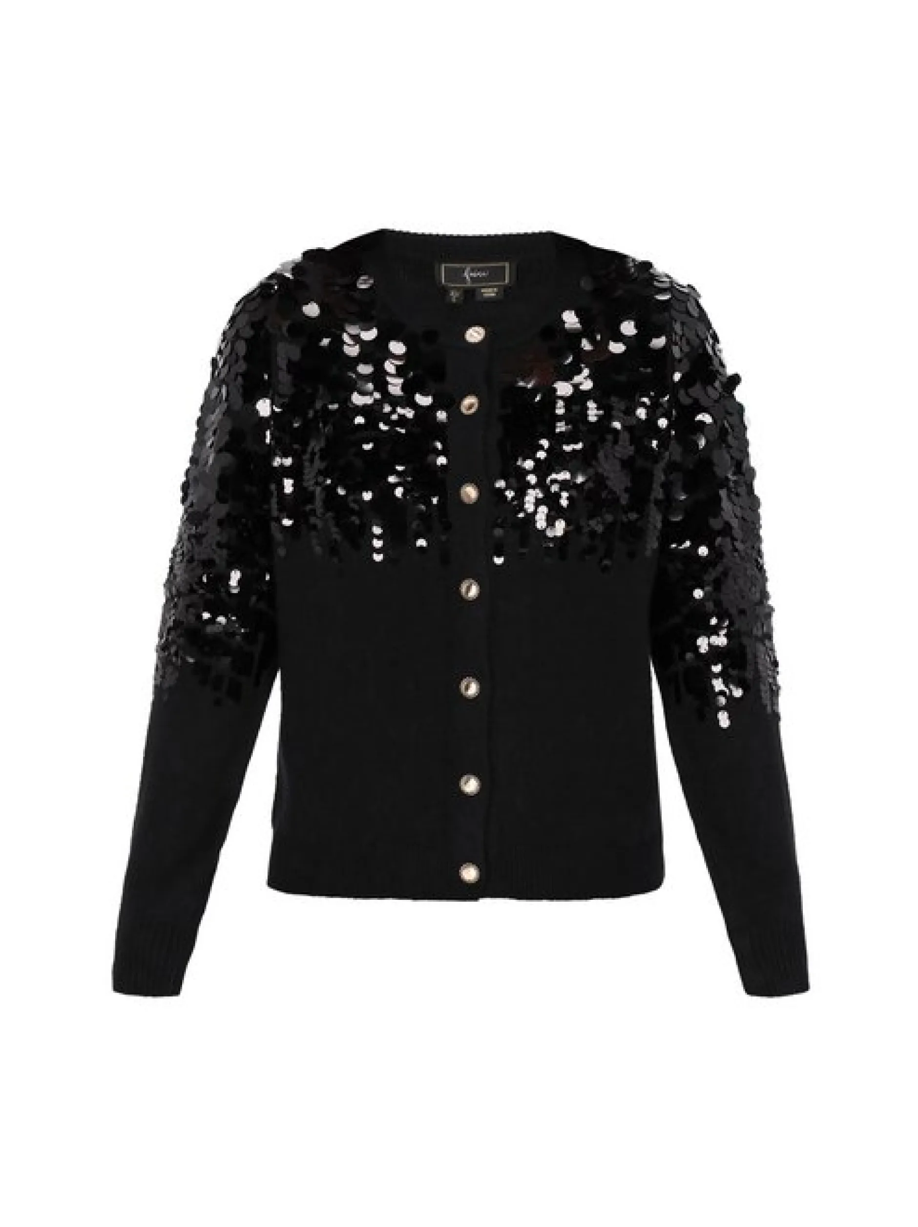Faina Damen Strickjacke in schwarz