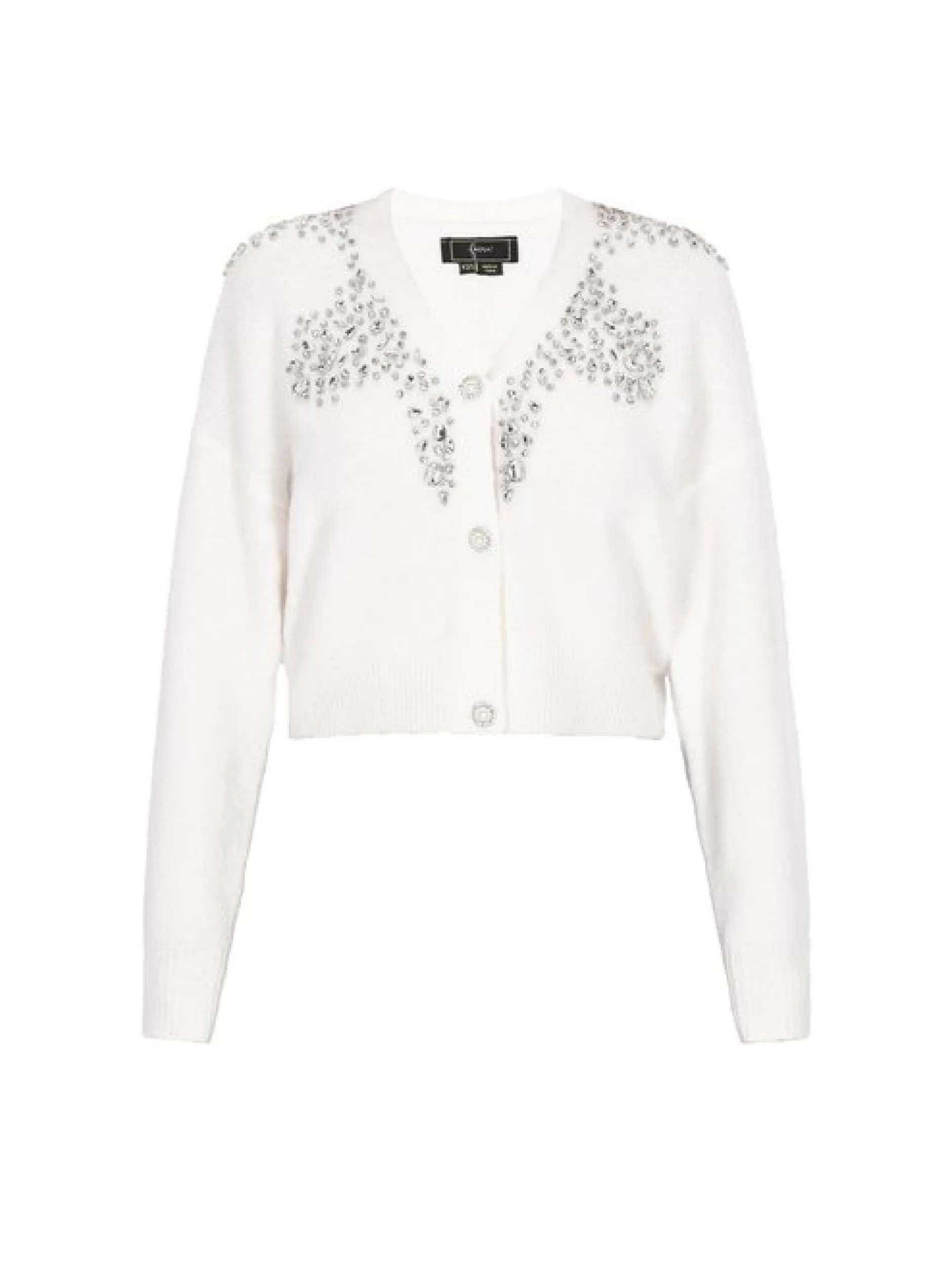 Faina Damen Strickjacke in weiß