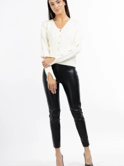Faina Damen Strickjacke in weiß
