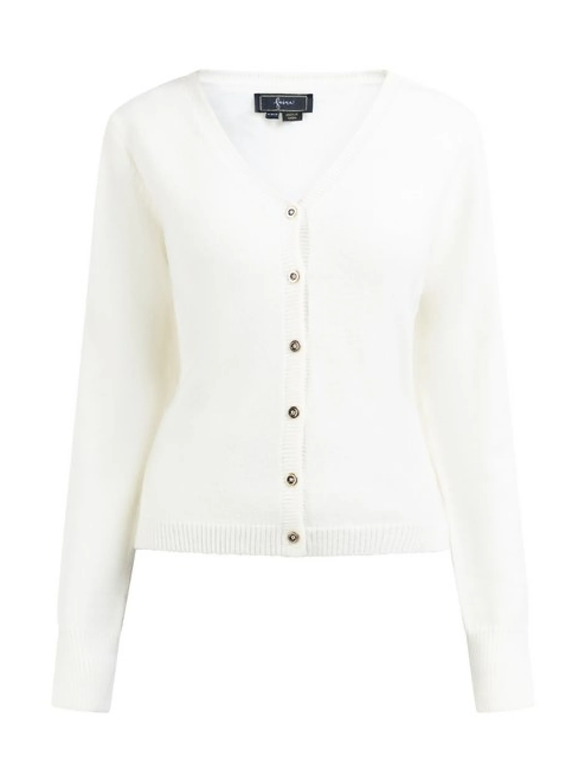 Faina Damen Strickjacke in weiß