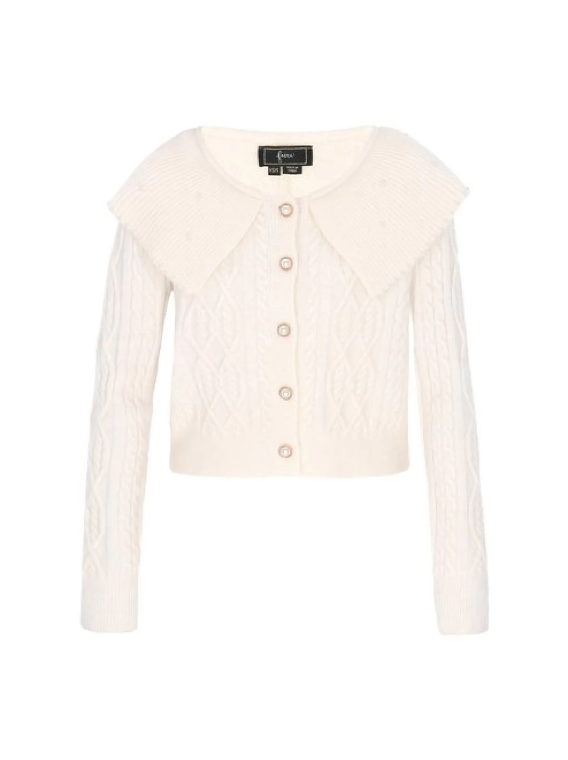Faina Damen Strickjacke in weiß