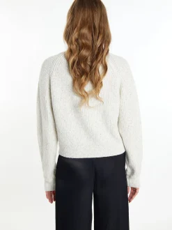 Faina Damen Strickjacke in weiß
