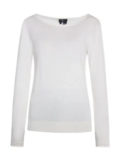 Faina Damen Strickpullover in weiß