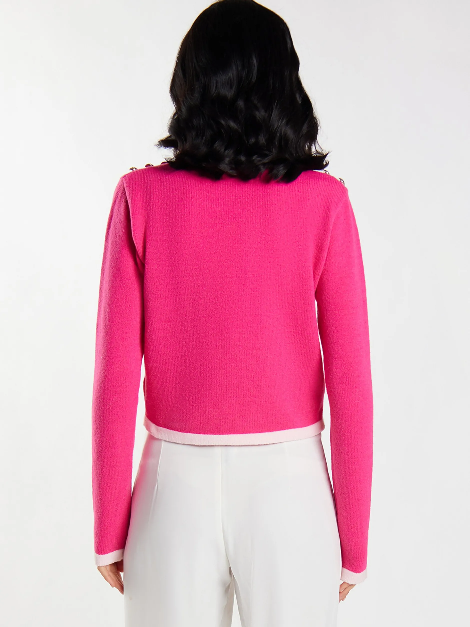 Faina Damen Strickpullover in pink