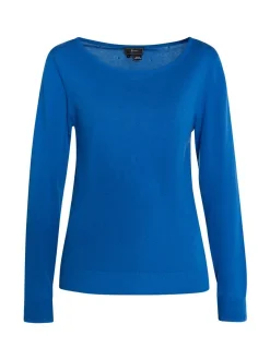 Faina Damen Strickpullover in blau