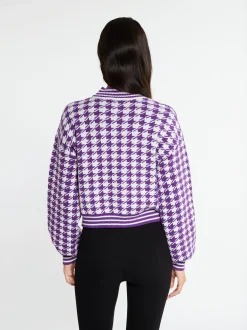 Faina Damen Strickpullover in lila