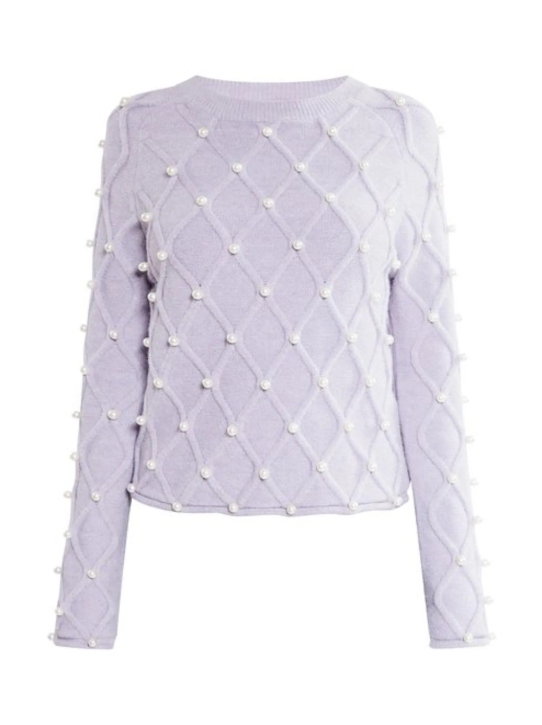 Faina Damen Strickpullover in flieder