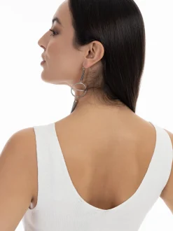 Faina Damen Strick-Tanktop in weiß