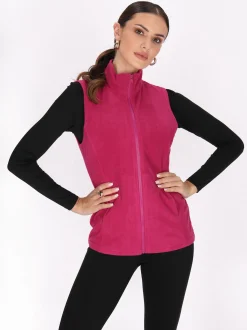 Faina Damen Weste in fuchsia