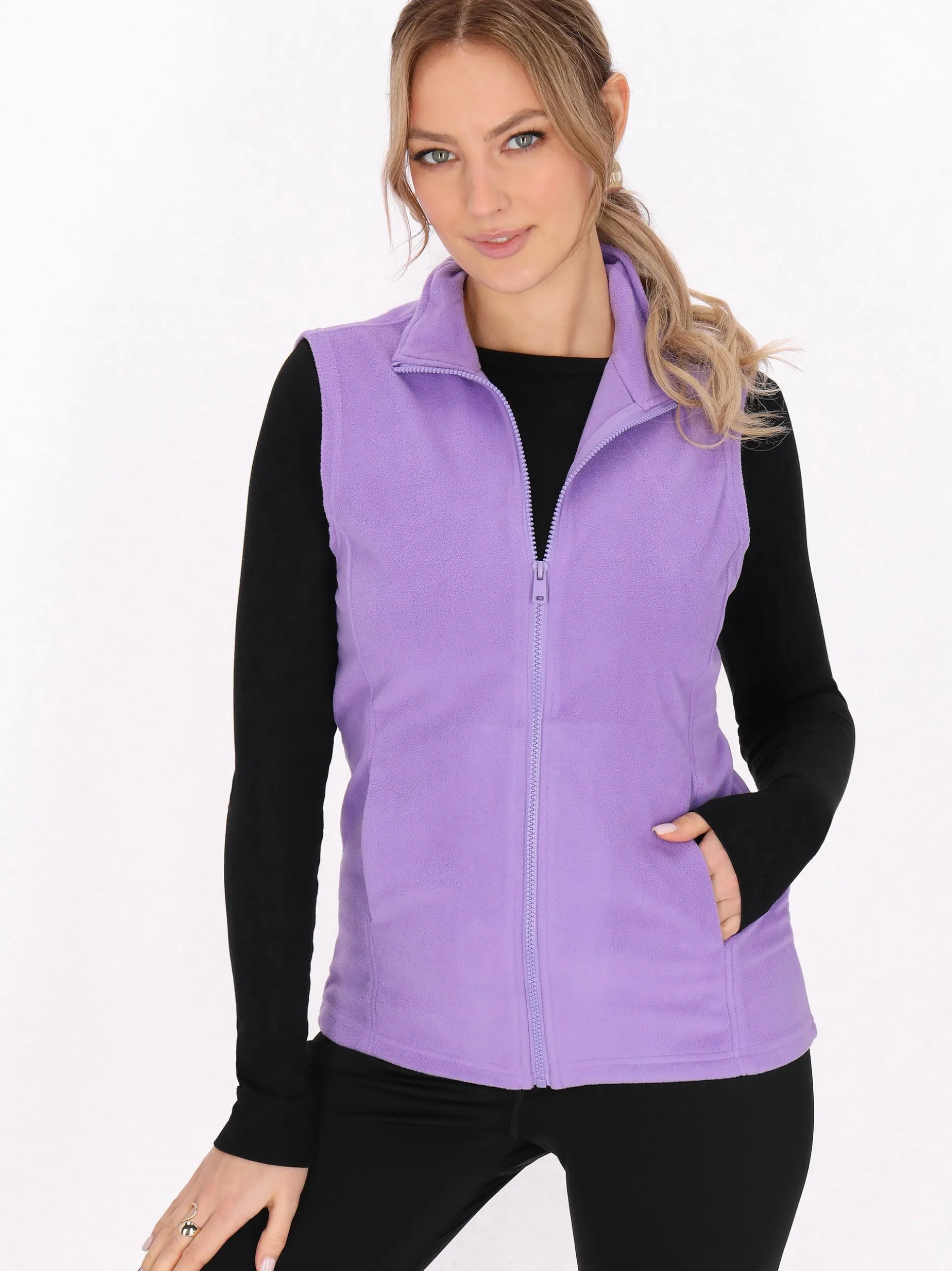 Faina Damen Weste in lila
