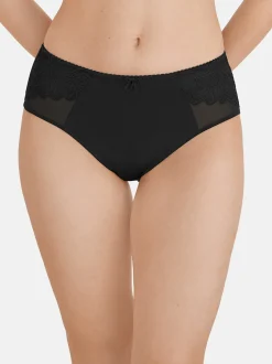Felina Damen Taillen Slip - Lovely Lotus in schwarz
