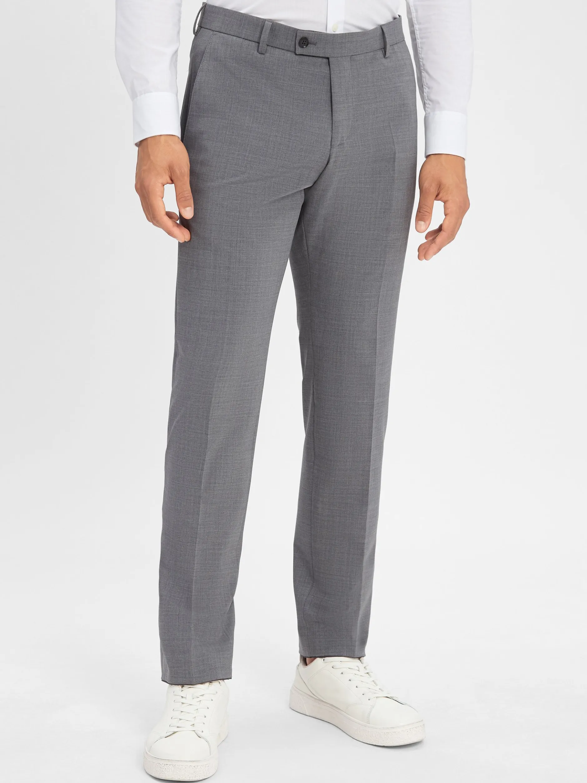 Finshley & Harding Herren Baukasten-Hose - Mitch in grau