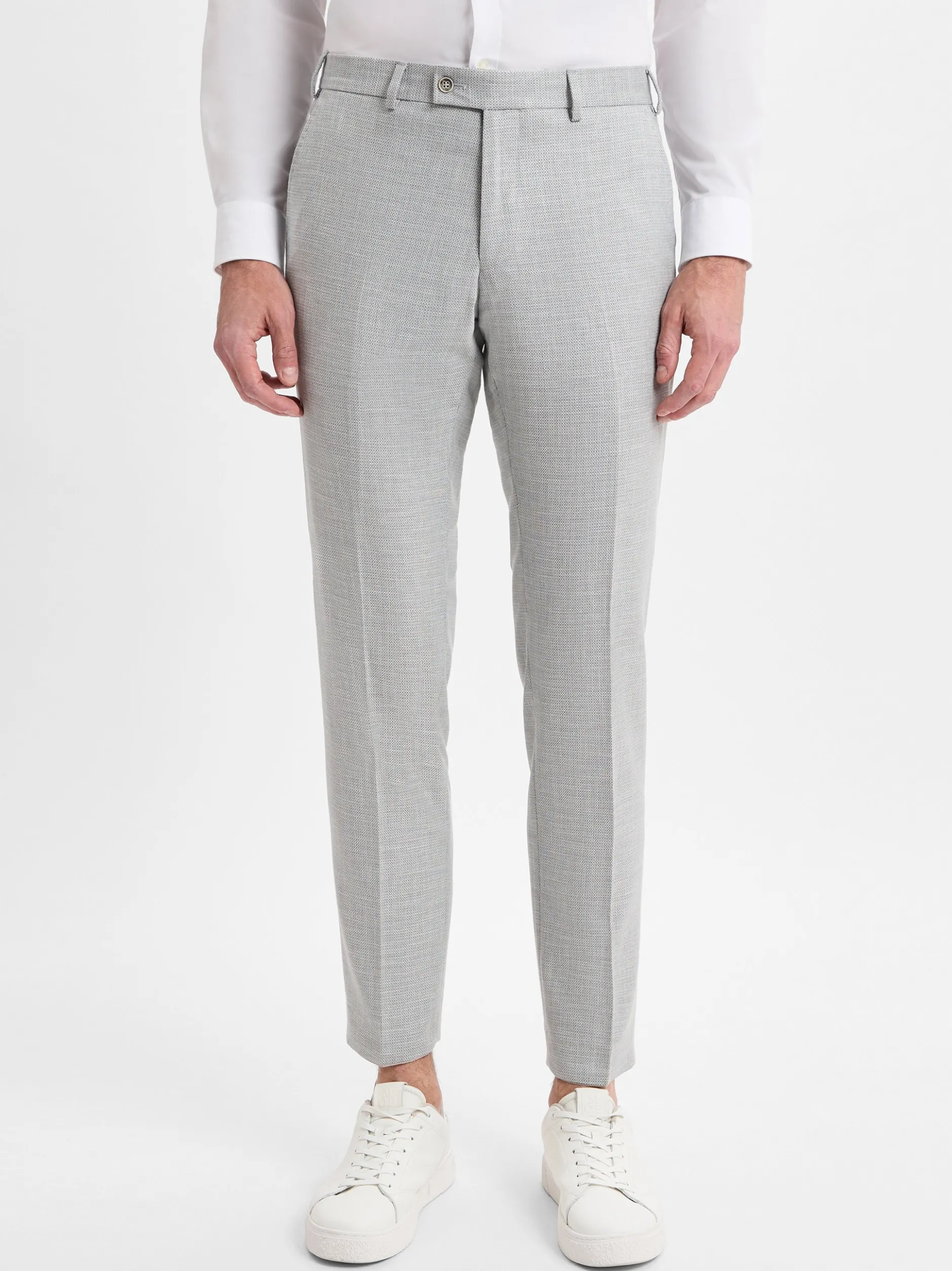Finshley & Harding Herren Baukasten-Hose - Mitch in hellgrau