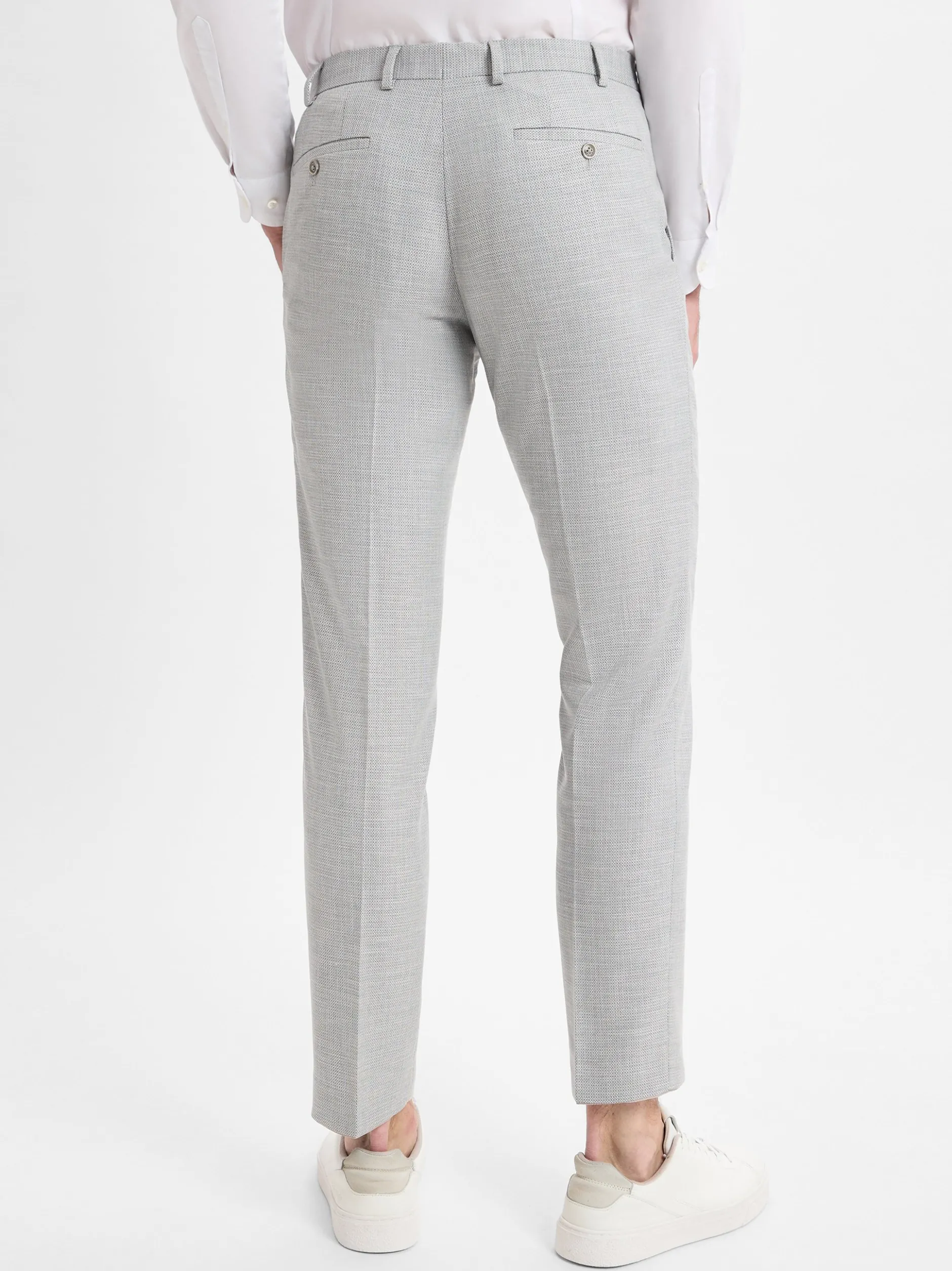 Finshley & Harding Herren Baukasten-Hose - Mitch in hellgrau