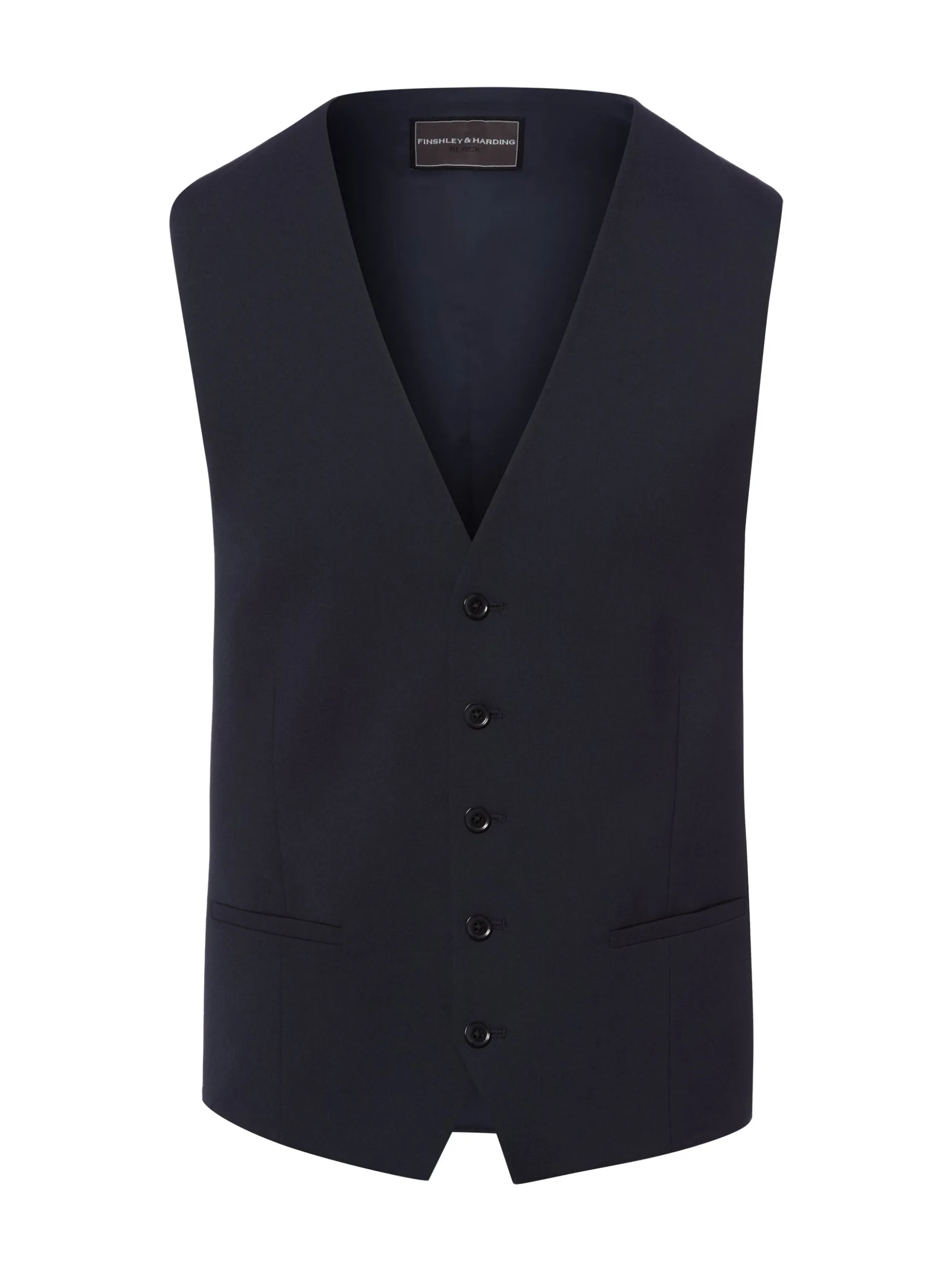 Finshley & Harding Herren Baukasten-Weste in marine