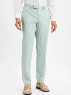Finshley & Harding Herren Baukasten-Anzughose - California in mint weiß