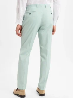 Finshley & Harding Herren Baukasten-Anzughose - California in mint weiß