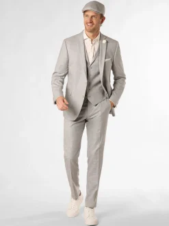 Finshley & Harding Herren Baukasten-Hose - Mitch in hellgrau