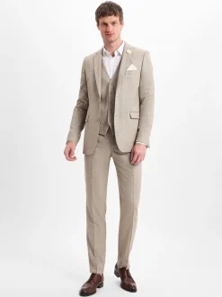 Finshley & Harding Herren Baukasten-Sakko - Steven in beige