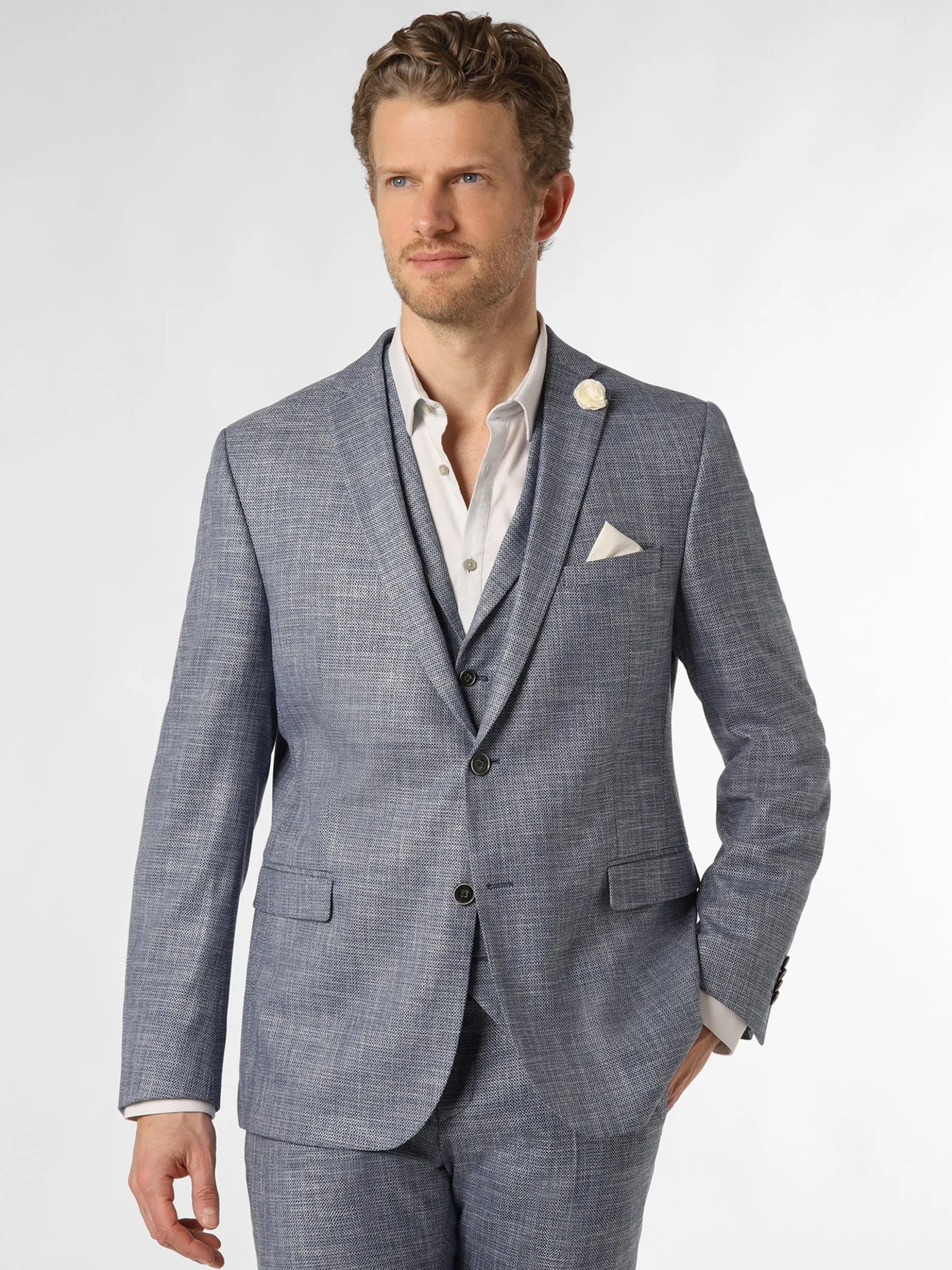 Finshley & Harding Herren Baukasten-Sakko - Steven in blau