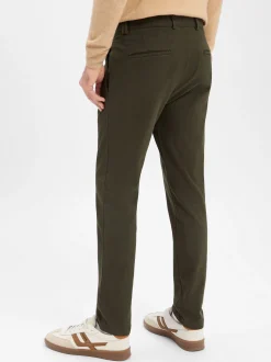 Finshley & Harding Herren Bundfaltenhose - Todd in oliv