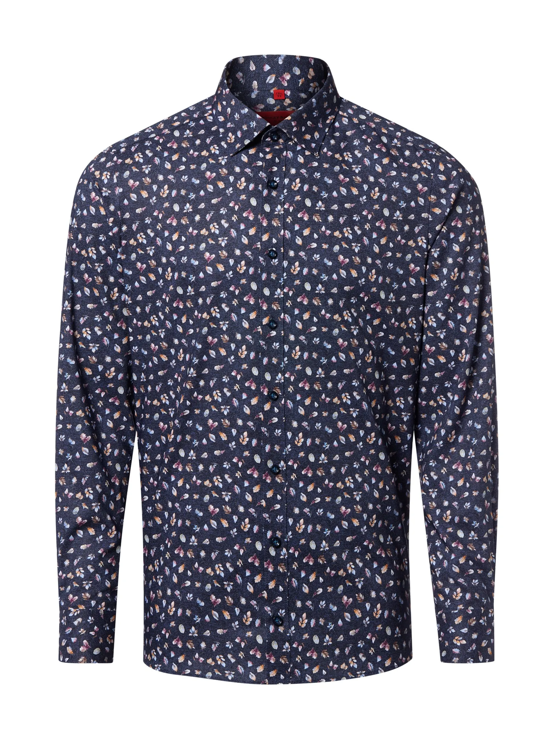 Finshley & Harding Herren Businesshemd in marine