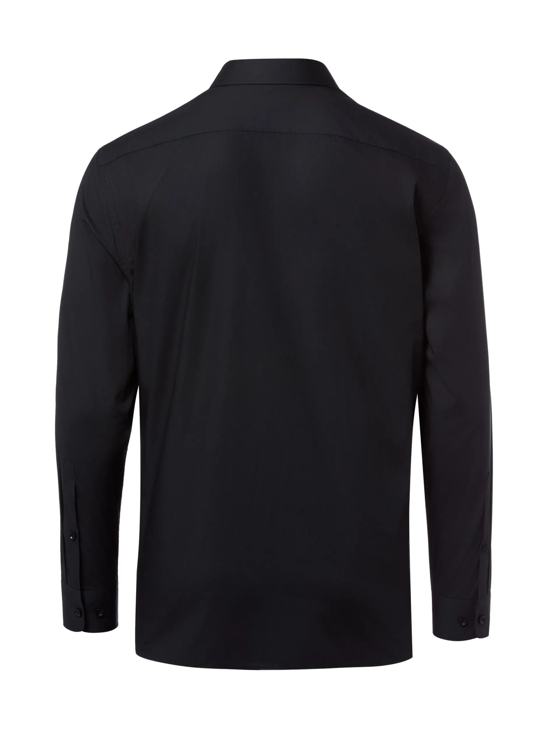 Finshley & Harding Herren Businesshemd - Easy Care in schwarz