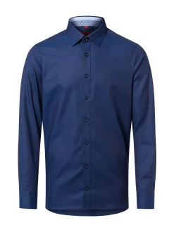 Finshley & Harding Herren Businesshemd in marine