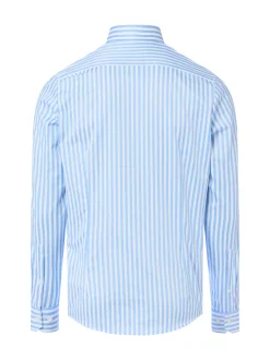 Finshley & Harding Herren Hemd - Bügelfrei in weiß hellblau