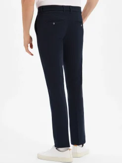 Finshley & Harding Herren Hose - Dylan Slim Fit in marine