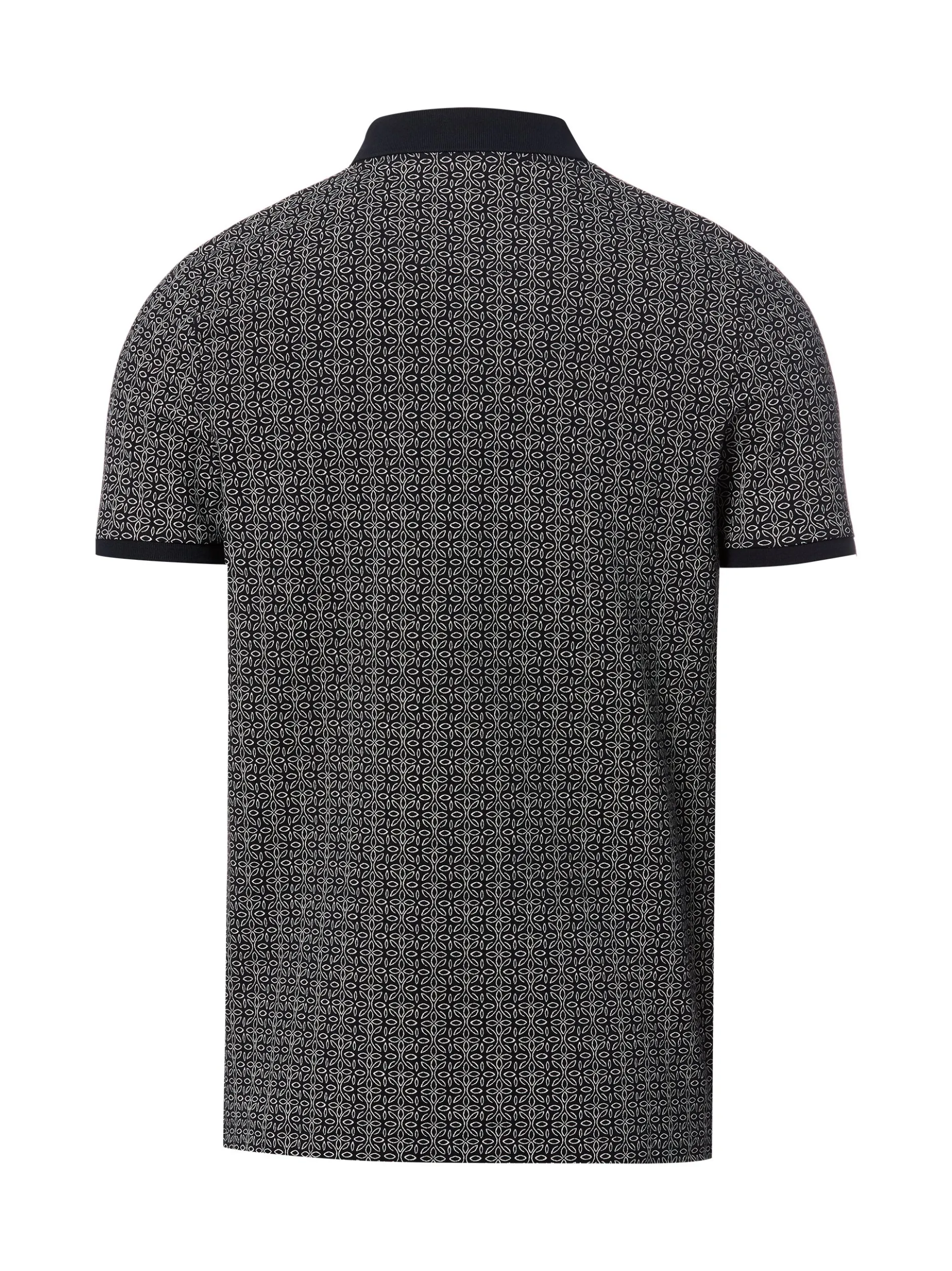 Finshley & Harding Herren Poloshirt in marine weiß