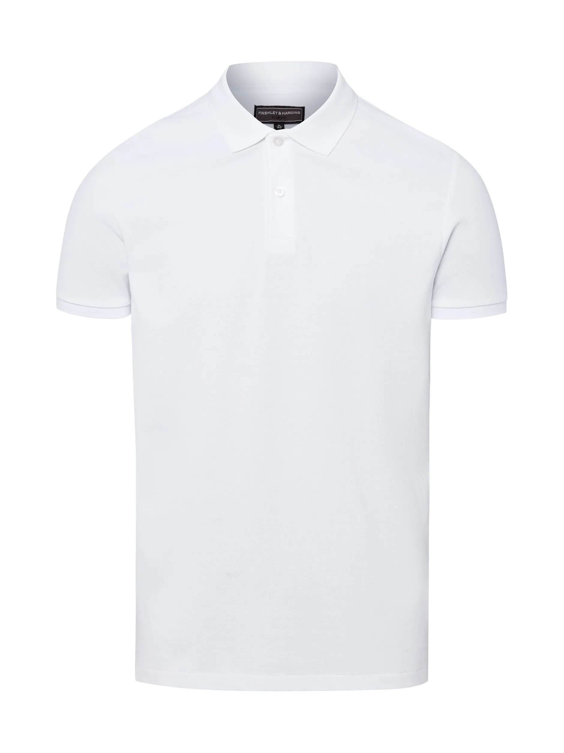 Finshley & Harding Herren Poloshirt in weiß