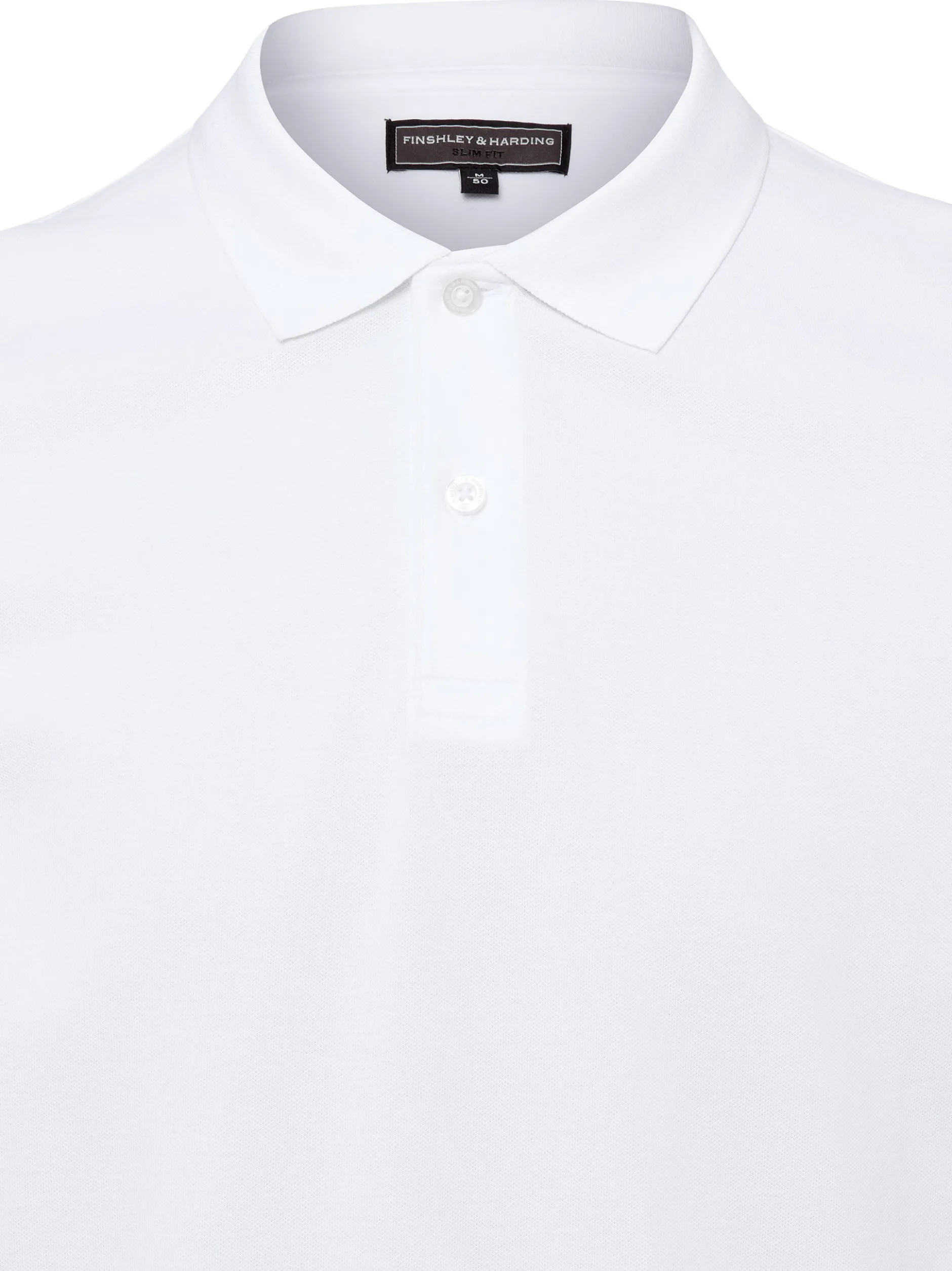 Finshley & Harding Herren Poloshirt in weiß