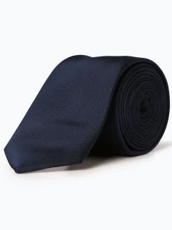Finshley & Harding Herren Seidenkrawatte in marine