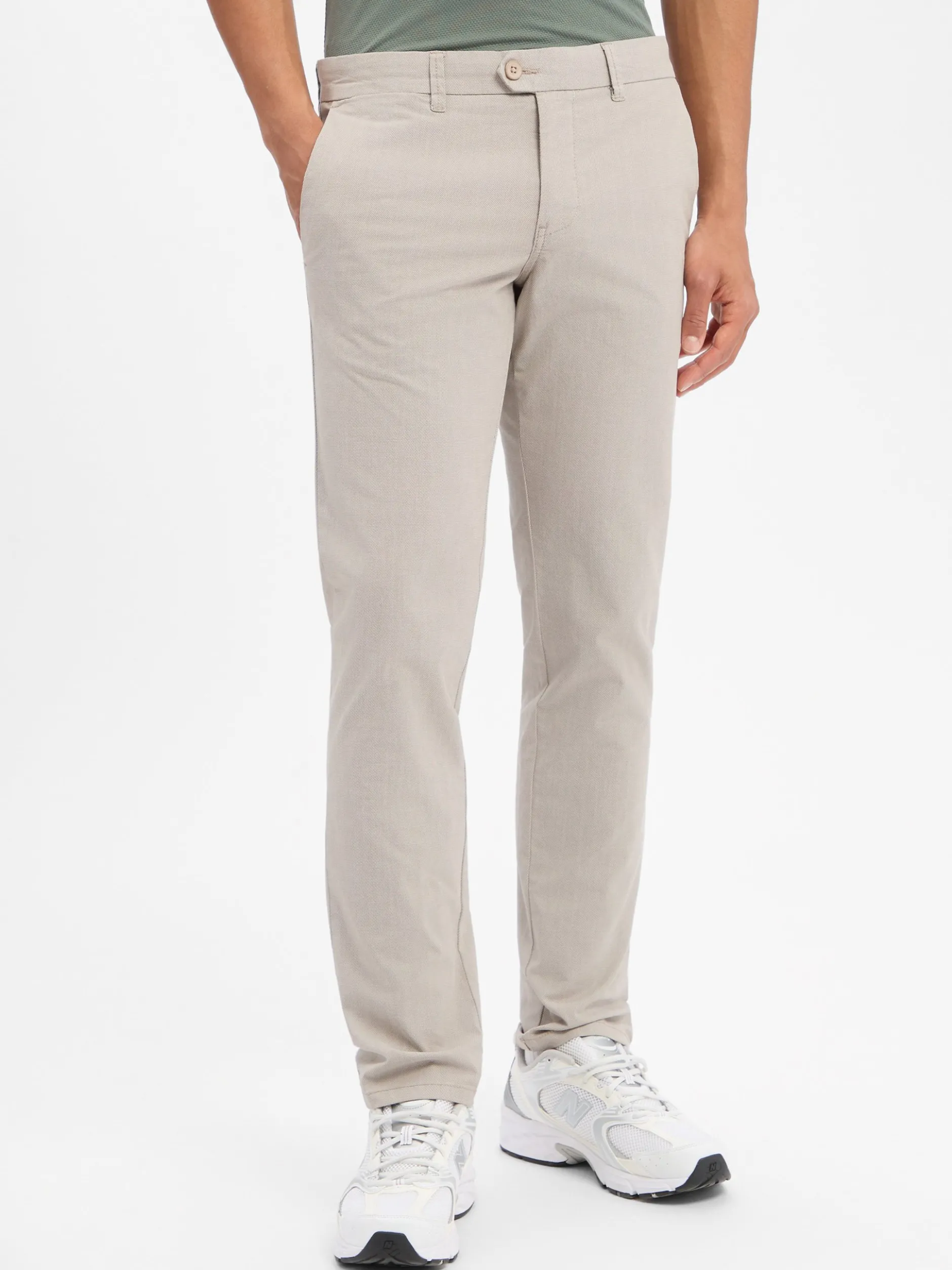 Finshley & Harding Herren Stoffhose - Dylan in beige