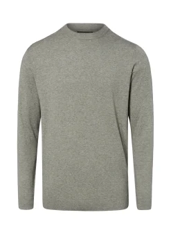 Finshley & Harding Herren Strickpullover in hellgrau