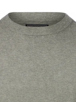 Finshley & Harding Herren Strickpullover in hellgrau