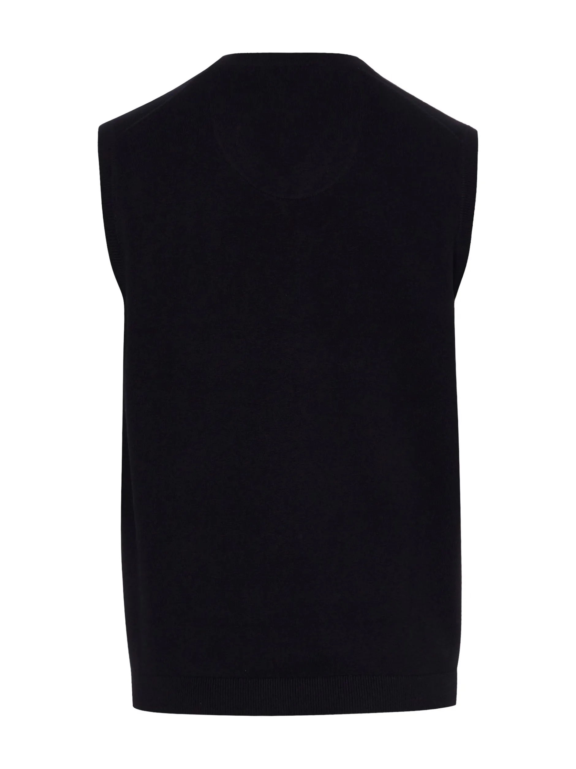 Finshley & Harding Herren Strickpullunder in schwarz