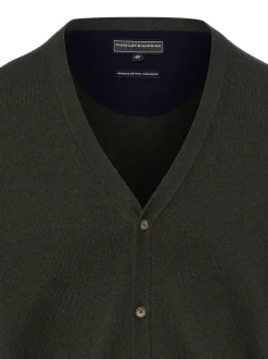 Finshley & Harding Herren Strickjacke in tanne