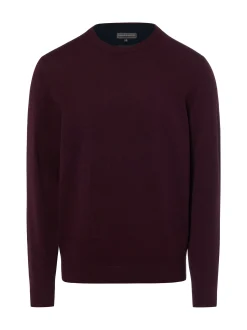 Finshley & Harding Herren Strickpullover in aubergine