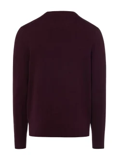 Finshley & Harding Herren Strickpullover in aubergine
